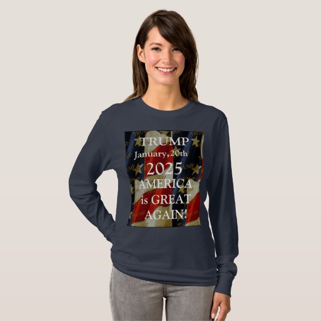 TRUMP 2025 T SHIRT (Hel framsida)