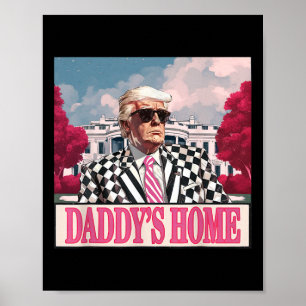 Trump 2025 Ta Amerika Tillbaka Pappas Hem Trump Pi Poster