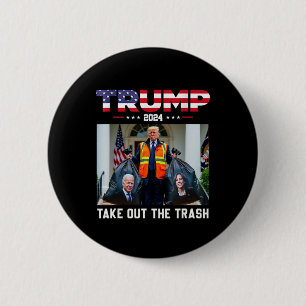 Trump 2025 Ta Ut Soporna Rolig Trump Garbyge Knapp