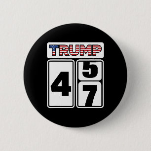 Trump 2025 Val 47 Seger Vinn President Installatio Knapp
