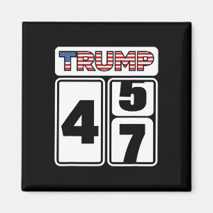 Trump 2025 Val 47 Seger Vinn President Invigning Magnet
