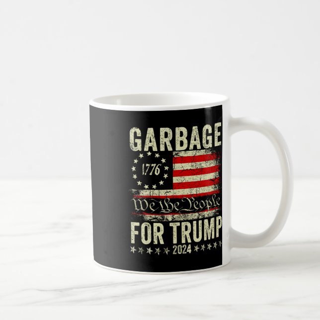 Trump 2025 Val Soppröding Rösta På Trump President Kaffemugg (Höger)