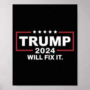 Trump 2025 Valet Kommer Att Fixa Det Design 1 Poster