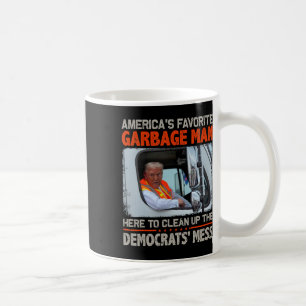Trump 2025 Valet Stolt Att Vara Skräp Röst På Trum Kaffemugg