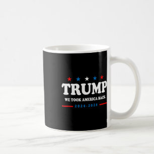 Trump 2025 Vi Tog Amerika Tillbaka Val 2025 Kaffemugg