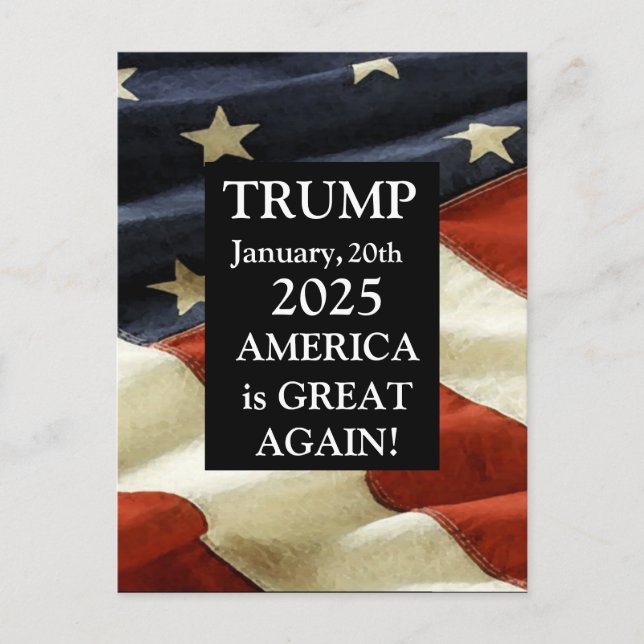 TRUMP 2025 VYKORT (Framsida)