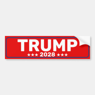 Trump 2028 Amerikansk president Bildekal