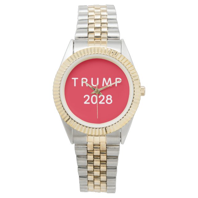 Trump 2028 Bästa Gåva Armbandsur (Framsida)