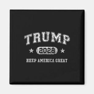 Trump 2028 Behålla America Underbar Magnet