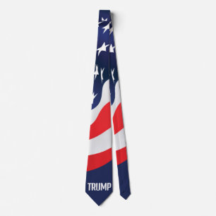 Trump 2028 Flagga Neck Tie Slips