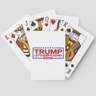 Trump 2028 Låt oss Behålla det går Casinokort