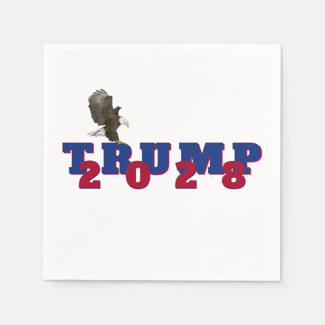 Trump 2028 med Örn Pappersservett (Framsidan)