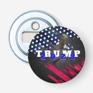 Trump 2028 på Flagga med Örn Flasköppnare