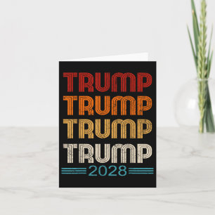 Trump 2028 President Election Kampanj Donald Trum Kort