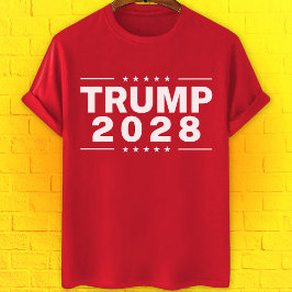 Trump 2028 red t shirt