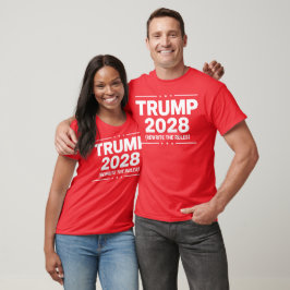 Trump 2028 T-Shirt - Rewrite the Regler Patriotic