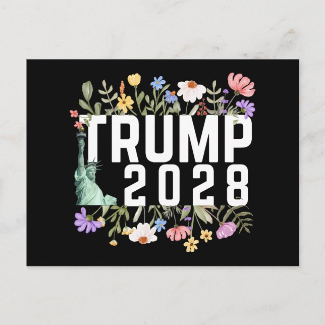 Trump 2028 vykort (Framsida)