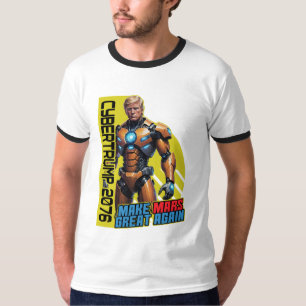Trump 2076 Martiansk president Kampanj T Shirt