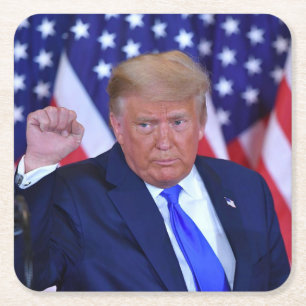 Trump 224 Ta tillbaka Amerika Underlägg Papper Kvadrat
