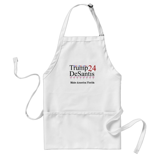 Trump 24 DeSantis Do America Florida Förkläde (Framsidan)