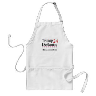 Trump 24 DeSantis Make America Florida Förkläde