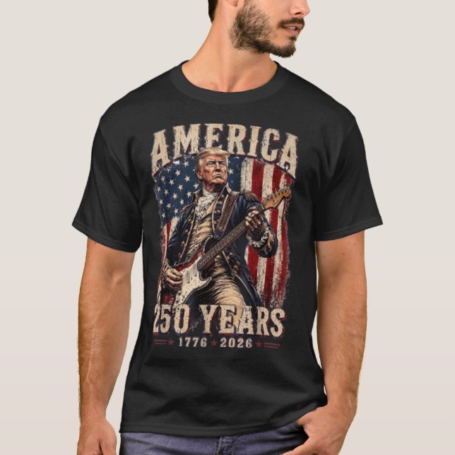 Trump 250 År T Shirt (Framsida)