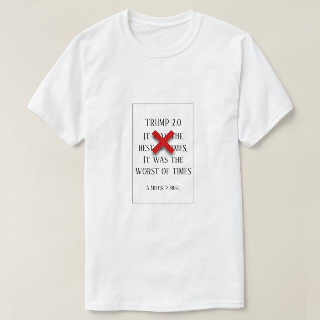 Trump 2.0 - En serverdel T Shirt (Design framsida)