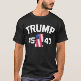 Trump 45 47 2024 President T Shirt