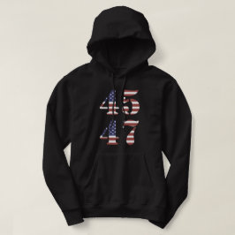 Trump 45 47 2024 Val Hoodie