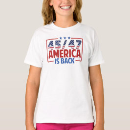 Trump 45-47 Amerika är tillbaka T Shirt