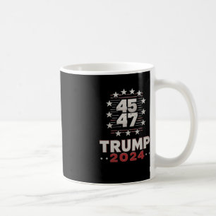 Trump 45 47 Du Miste Igen Trump 2025 Usa Flagga ( Kaffemugg