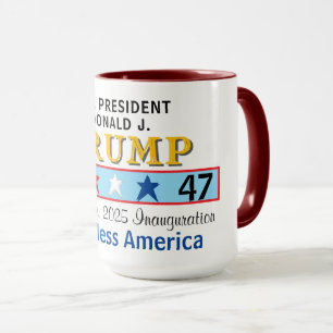 Trump 45 47 Invigning Mugg