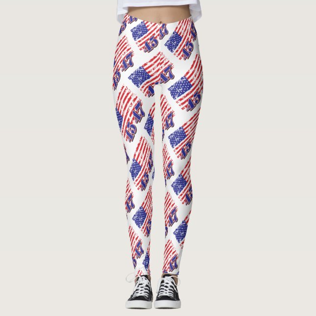 Trump 45 47 leggings (Framsida)