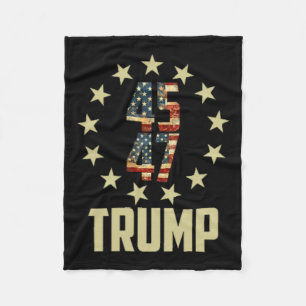 Trump 45 47 Mega Potus Fleecefilt