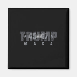 Trump 45-47 Mega Us Flagga 2024 Presidentval 2024 Magnet