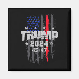 Trump 45-47 Mega USA-flagga 2025 Presidentval Magnet