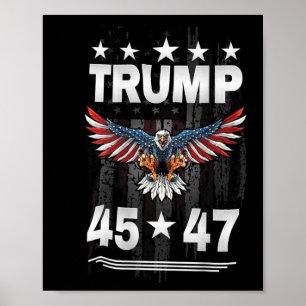 Trump 45 47 (på baksidan) poster