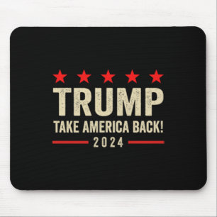Trump 45 47 (på baksidan) Ta Amerika tillbaka USA- Musmatta