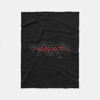Trump 45 47 Retro Futuristiska Design Fleecefilt
