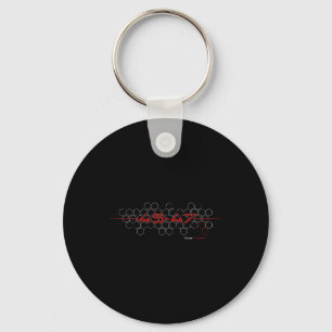 Trump 45 47 Retro Futuristiska Design Nyckelring