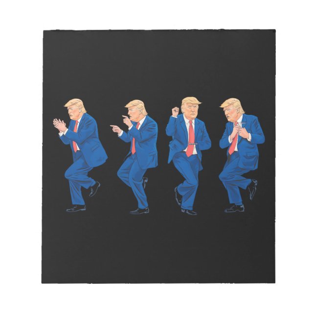 Trump 45 47 Rolig Dans Dansar USA President Anteckningsblock (Framsida)