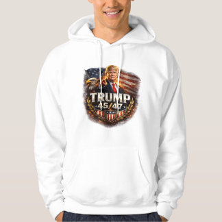 Trump 45/47 Tröja Hoodie