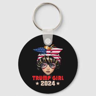 Trump 45 47 Trump Girl 2024 Nyckelring