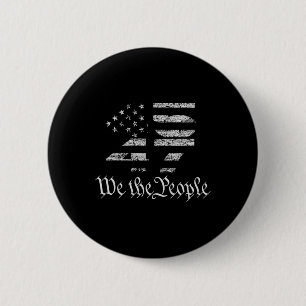 Trump 45-47 US Flagga 2024 Presidentval Knapp