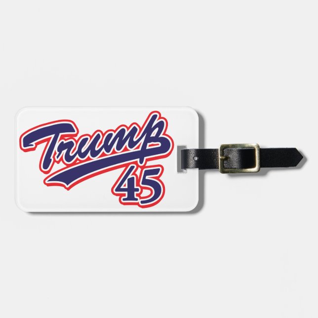 Trump 45! bagagebricka (Horisontell Framsida)