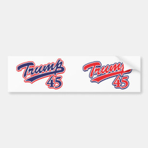 Trump-45-Blue Bildekal