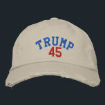 TRUMP 45 Distress Chino Twill Cap - Stone Broderad Keps<br><div class="desc">TRUMP 45 DISTRESSED CHINO TWILL CAP - STONE. VEM ÄR FORTFARANDE SPORT 45:S BOLL CAPS?</div>