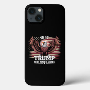 Trump 45:e 47:e presidentflagga 2025 Örn Amerika 