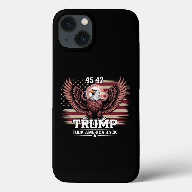 Trump 45:e 47:e presidentflagga 2025 Örn Amerika  (Baksida)