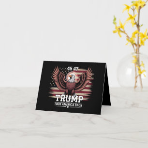 Trump 45:e 47:e presidentflagga 2025 Örn Amerika  Kort